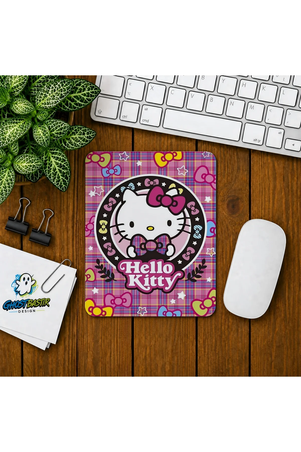 Hello Kitty Baskılı Oyuncu Mousepad 095