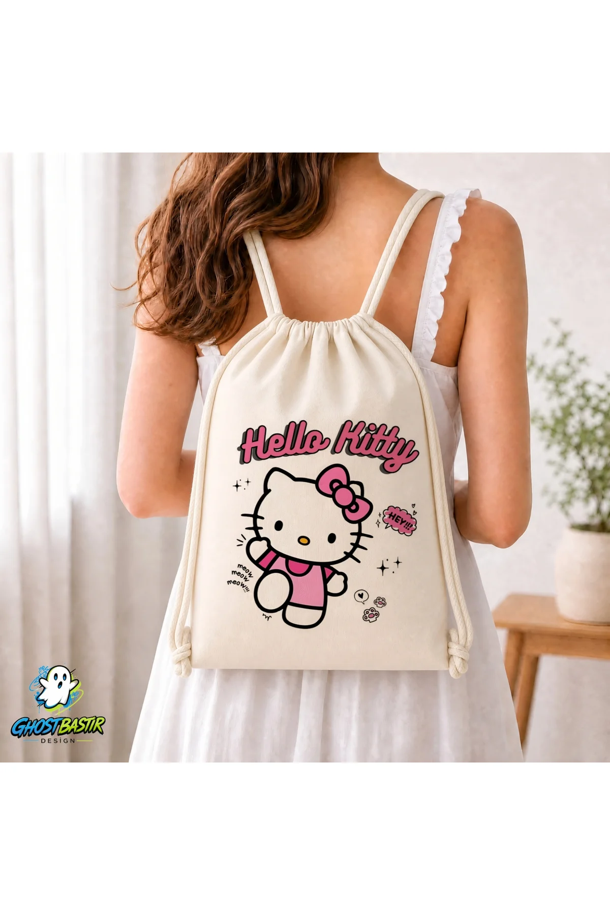 Hello Kitty Büzgülü Keten Çanta C116 Fiyatı, Yorumları ve Özellikleri