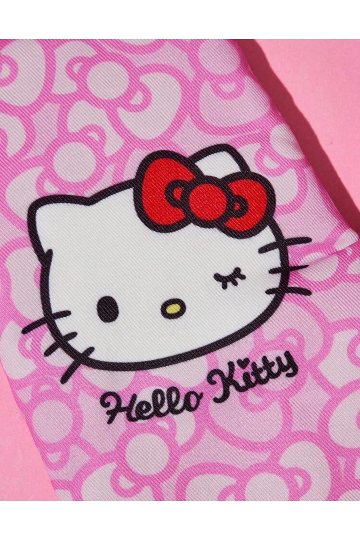 Hello Kitty Desenli Isıya Dayanıklı Pembe Fırın Eldiveni - Mutfak