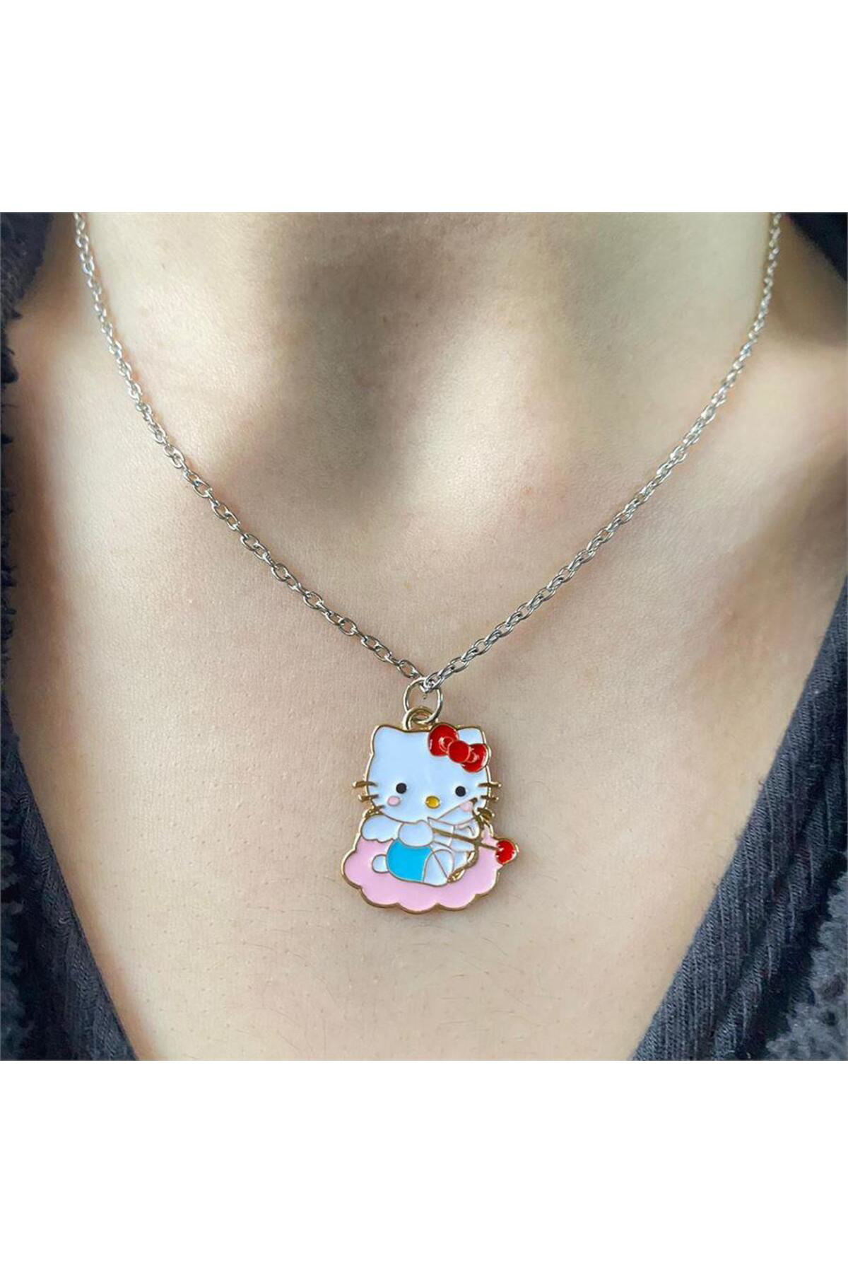 Hello Kitty Eros Zincirli Kolye