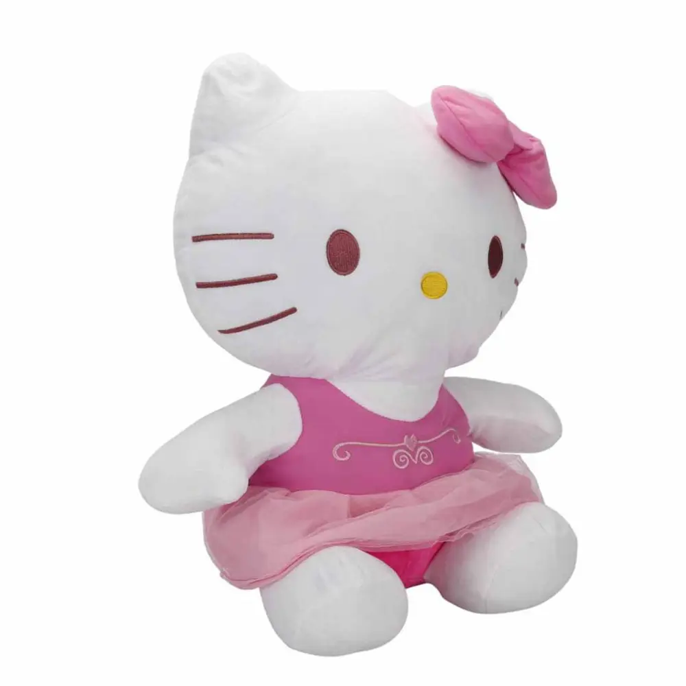 Hello Kitty Fiyonklu Peluş 50 cm - Pembe SUN-2093