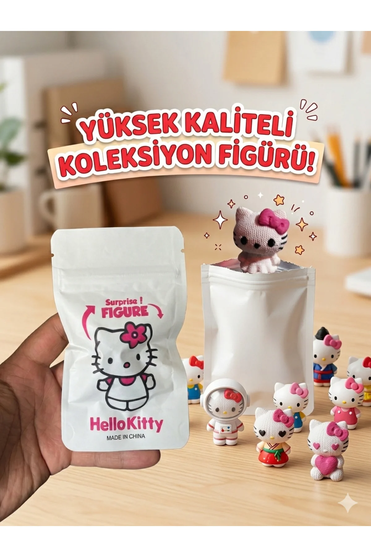 Hello Kitty Hediyelik Fiğür Paket 1 Adet