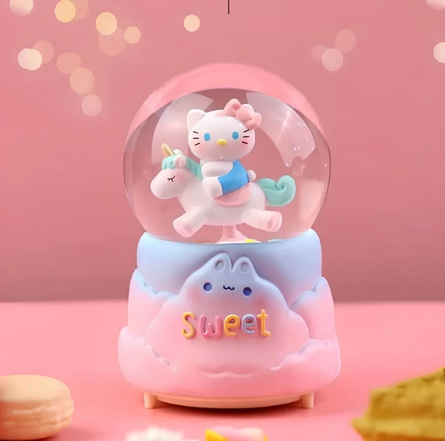 Just Cheap Store Hello Kitty İşikli Müzikli Kar Küresi Orta Boy Alk3041