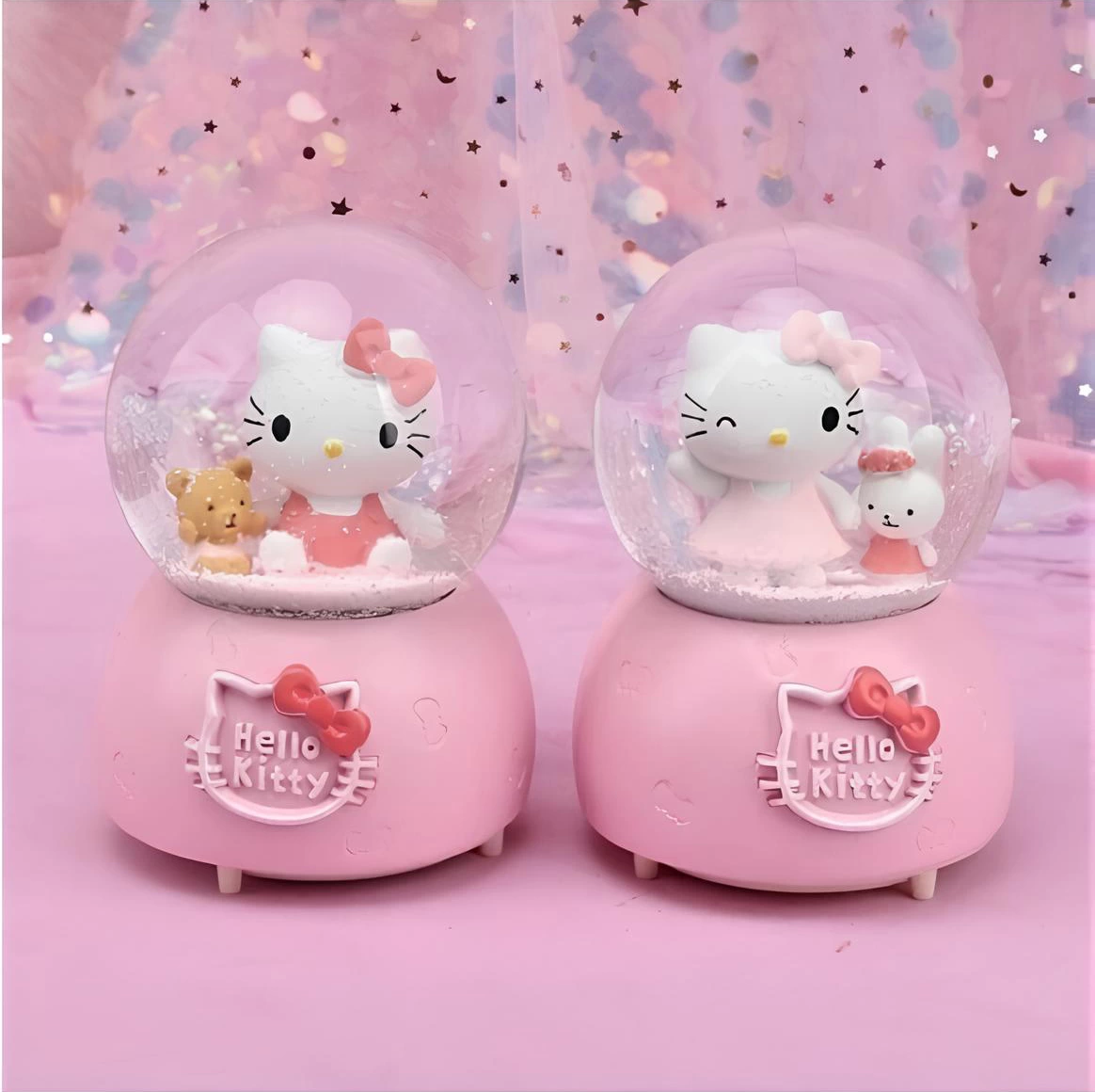 Hello Kitty Işıklı Müzikli Kar Küresi Orta Boy Alk3117 Hello Kitty Işıklı Müzikli Kar Küresi Orta Boy Alk3117