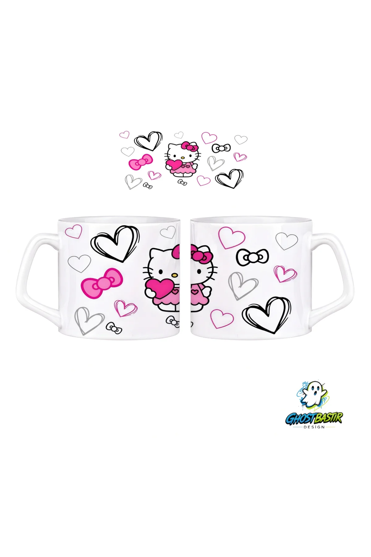 Hello Kitty Kupa Bardak | Tek Adet 0783