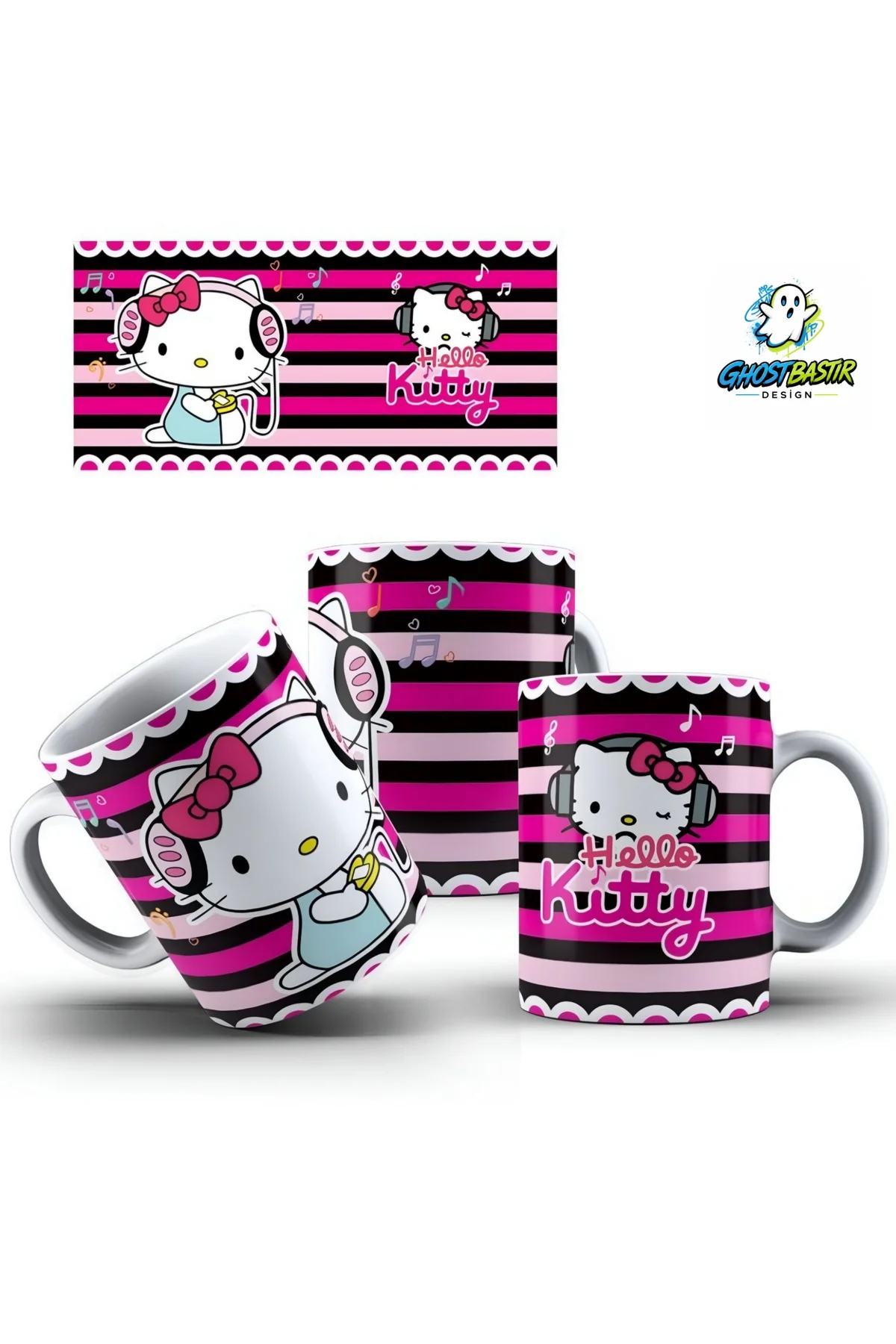 Hello Kitty Kupa Bardak | Tek Adet K0258