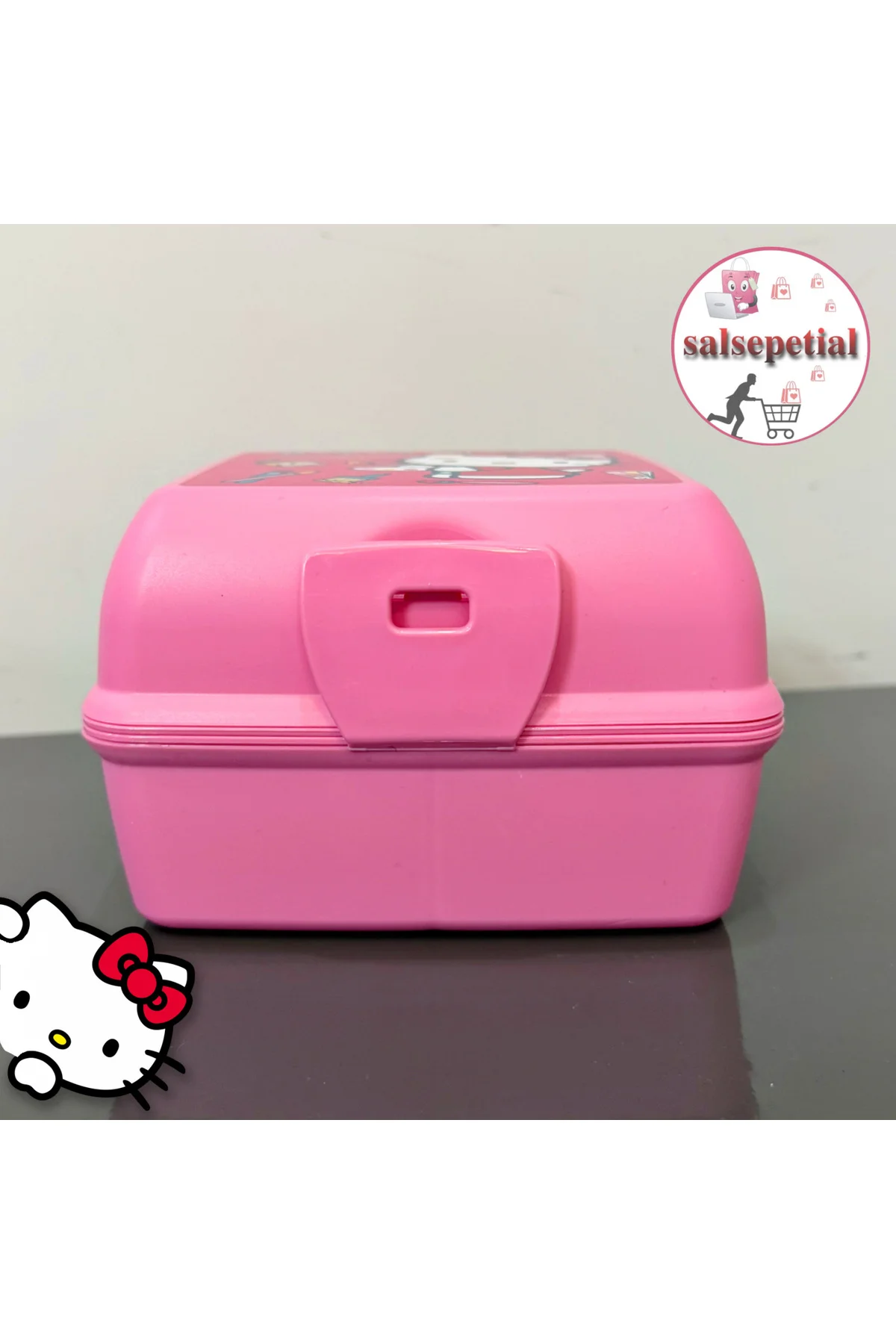 Hello Kitty Lisanslı Beslenme Kutusu 4 Bölmeli Kilitli Okul Besle