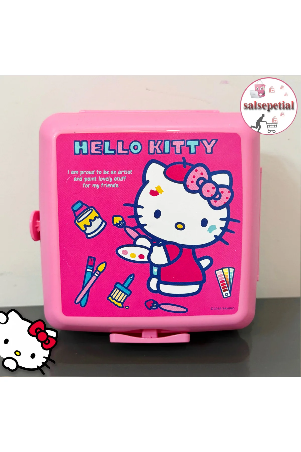 Hello Kitty Lisanslı Beslenme Kutusu 4 Bölmeli Kilitli Okul Besle