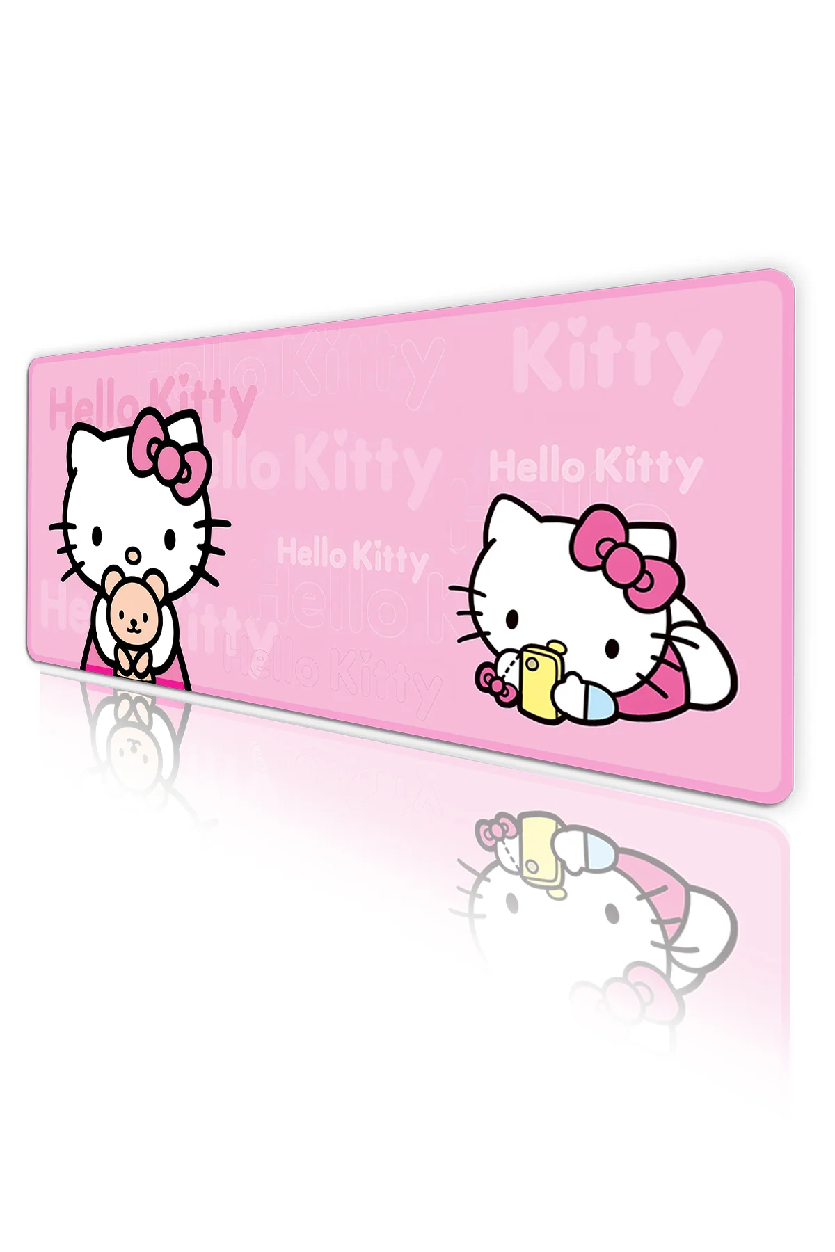 Hello Kitty Oyun Gaming Klavye Mouse Pad Masa Matı 70x30cm