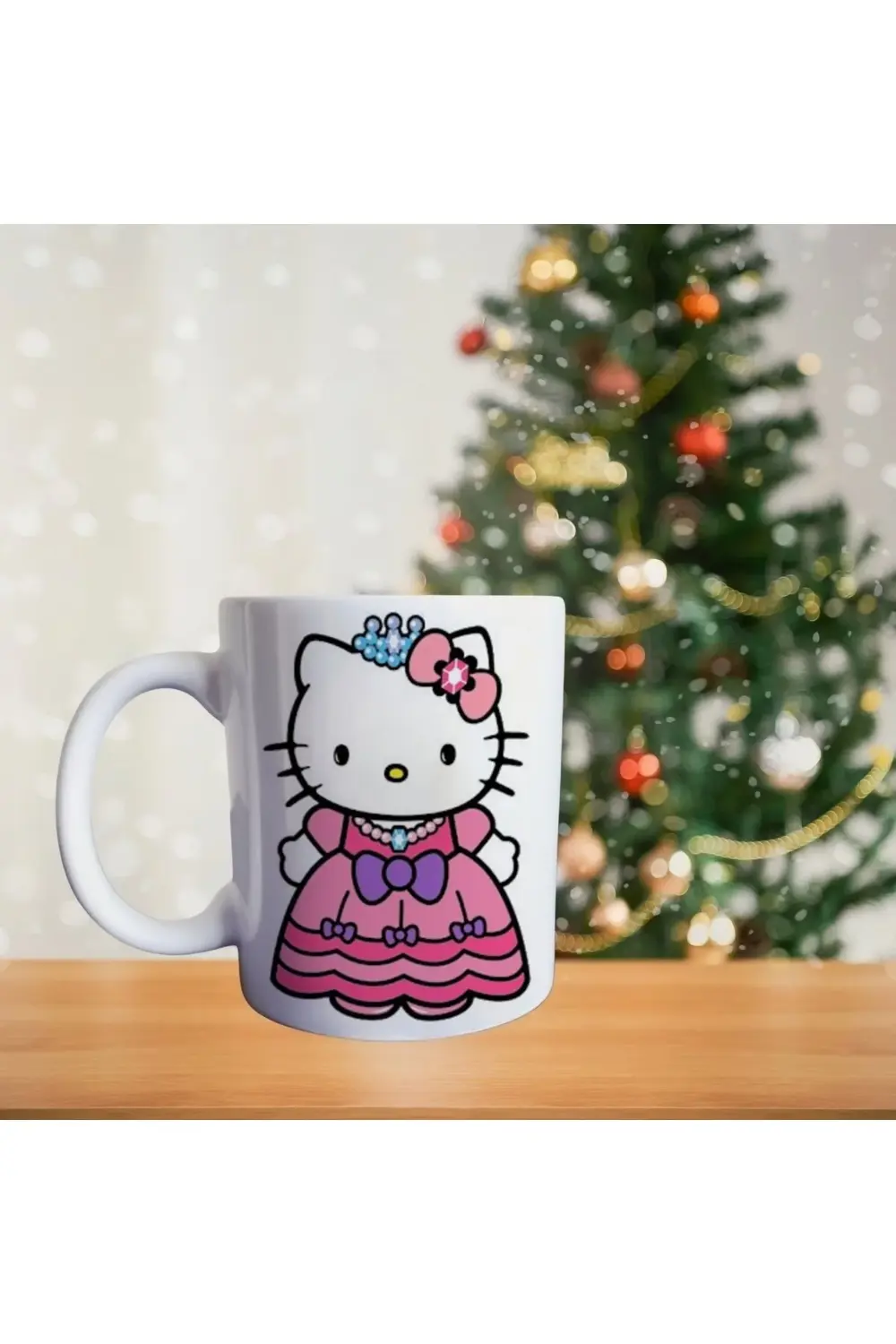 Hello Kitty - Prenses - En Güzel Hediye - Çizgi Film Temalı Porse