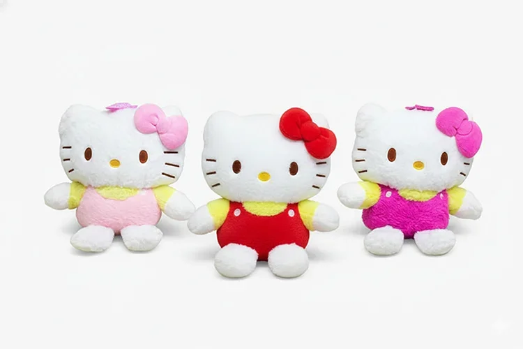 Hello Kitty Tasarımlı Peluş Sırt Çantası Çocuklar İçin