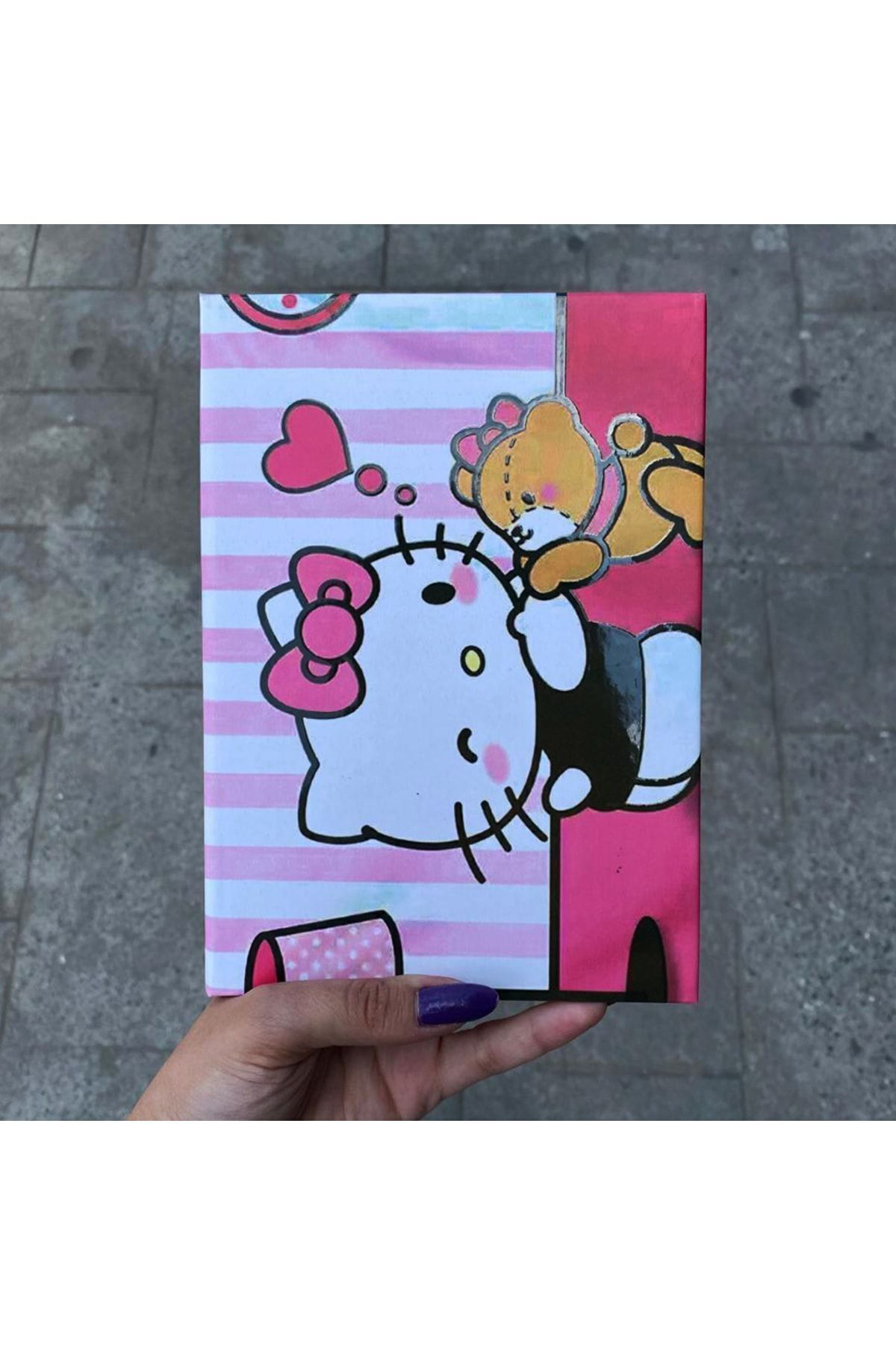 Hello Kitty - Teddy Friend Kalpli Defter