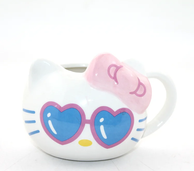 Hello Kitty Temalı Porselen Kupa Bardak