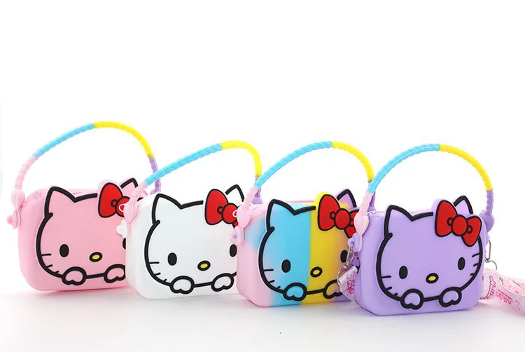 Hello Kitty Temalı Silikon Çanta Şık ve Dayanıklı Tasarım