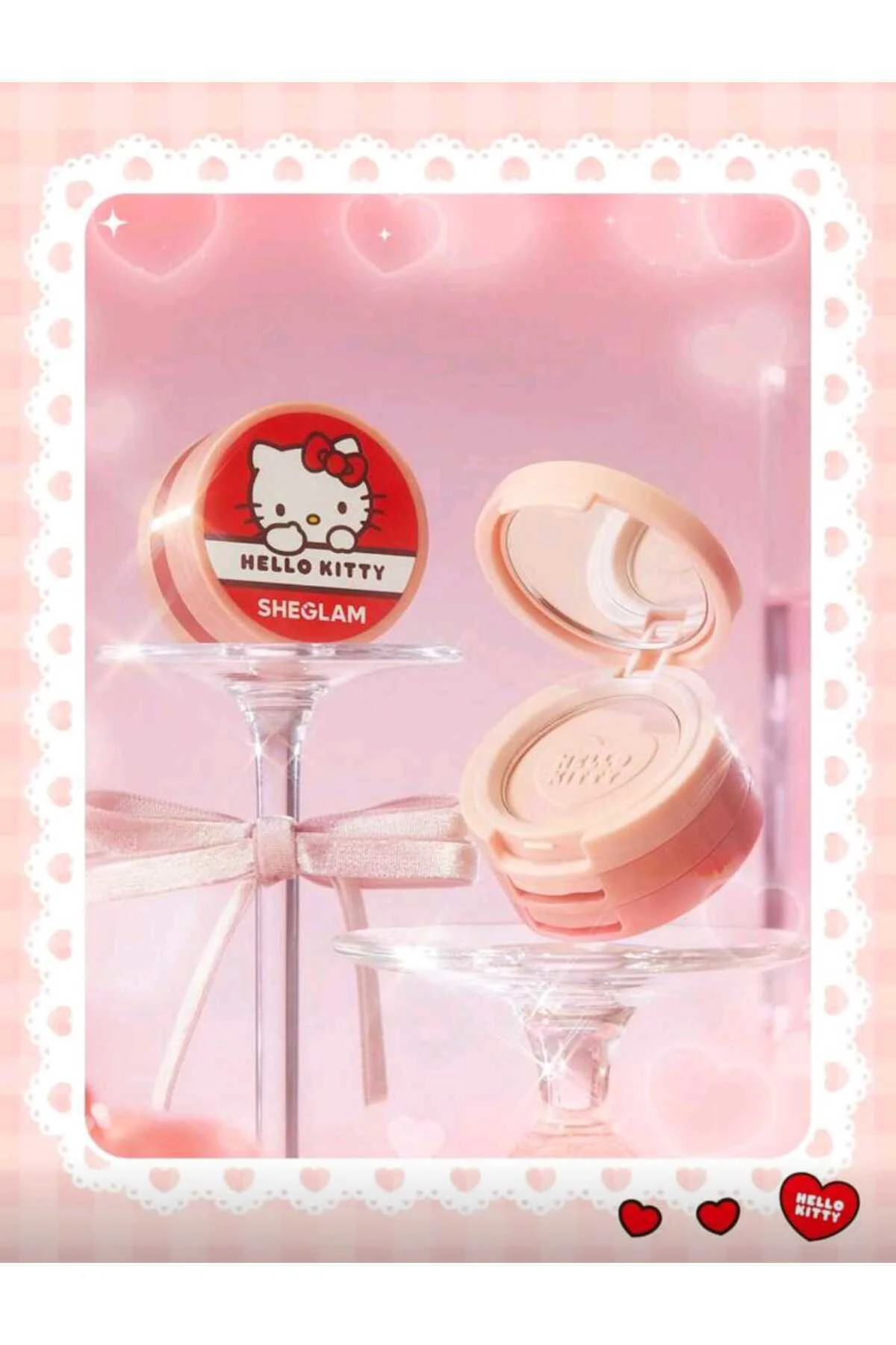 Hello Kitty｜SHEGLAM 3 Katlı Aynalı Göz Farı (sweetheart)