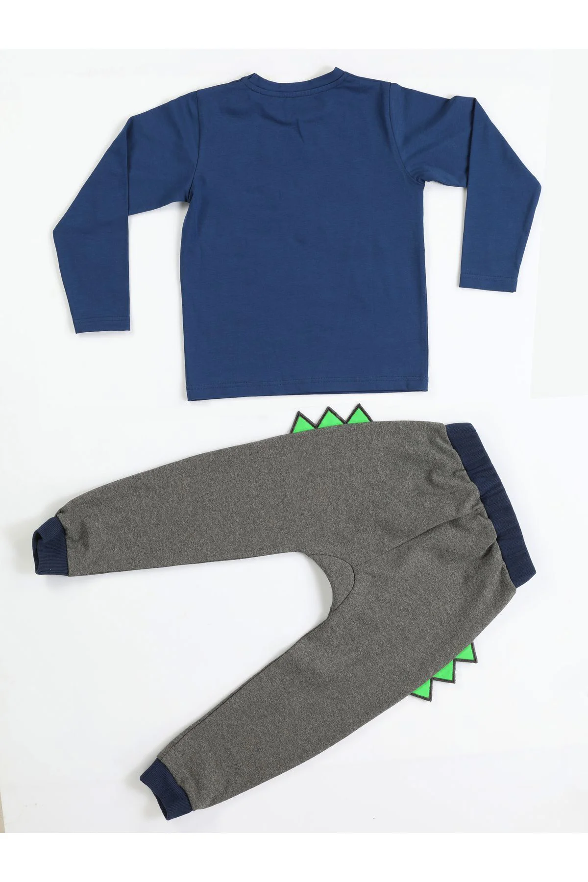Hello Timsah Tırtırlı Baggy Pantolon + T-shirt Takım