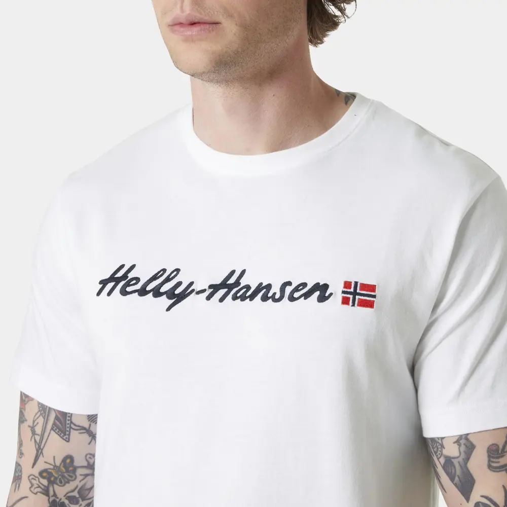 HELLY HANSEN CORE GRAPHIC T -SHIRT 2.0 HHA.54599White HELLY HANSEN CORE GRAPHIC T -SHIRT 2.0 HHA.54599White