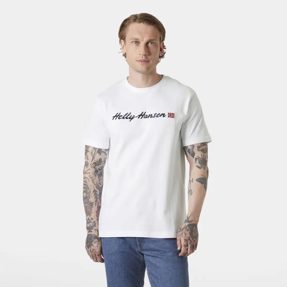 HELLY HANSEN CORE GRAPHIC T -SHIRT 2.0 HHA.54599White HELLY HANSEN CORE GRAPHIC T -SHIRT 2.0 HHA.54599White