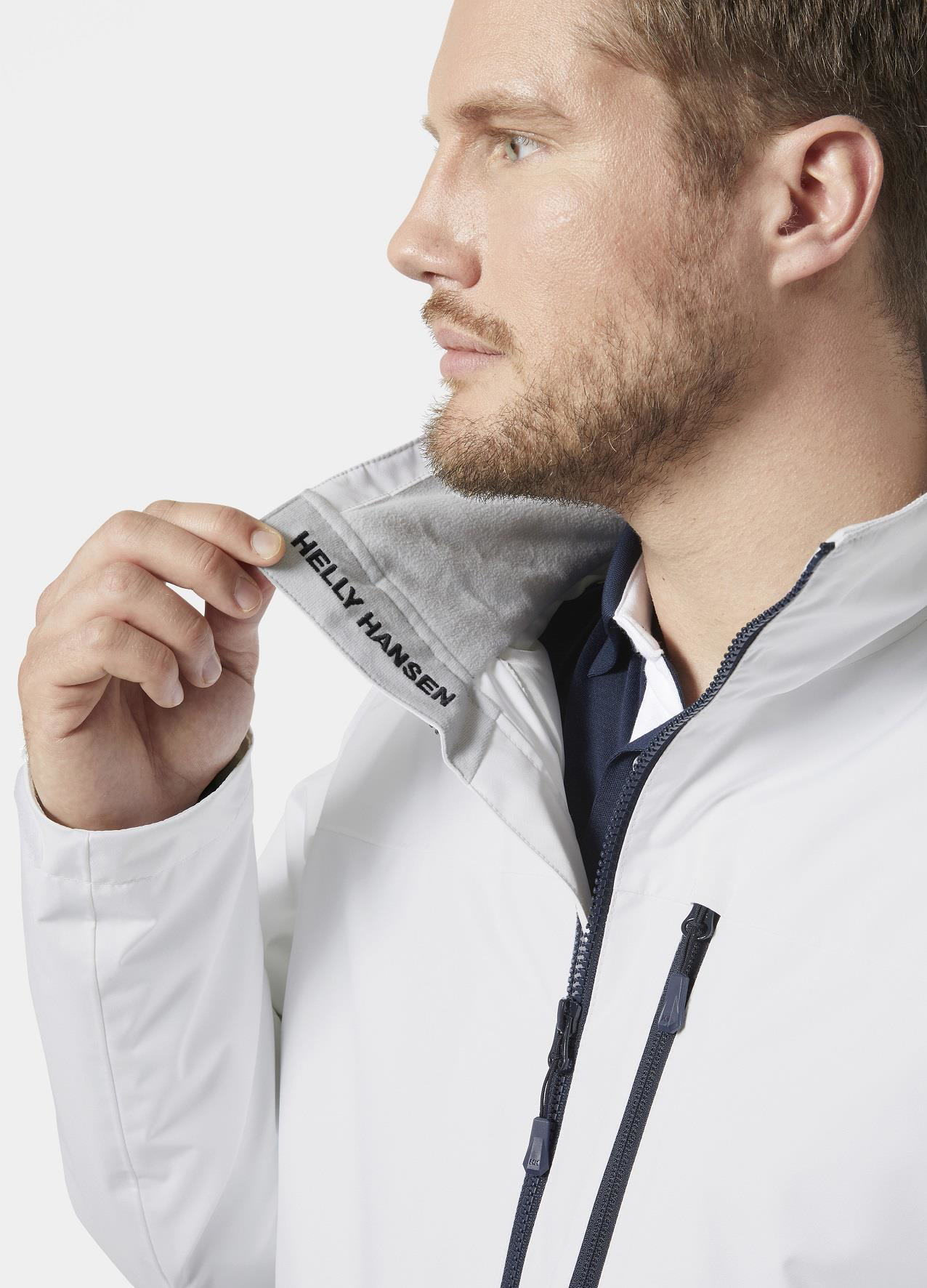 Helly Hansen  Crew Midlayer Jacket 2 Erkek Ceket Hha.34444-White