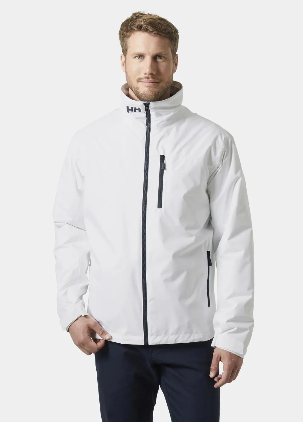 HELLY HANSEN CREW MIDLAYER JACKET 2 ERKEK CEKET HHA.34444-WHITE