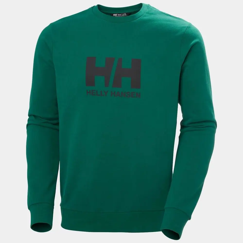 HELLY HANSEN HH LOGO CREW 2.0 SWEATSHIRT HHA.30395-EMERALD