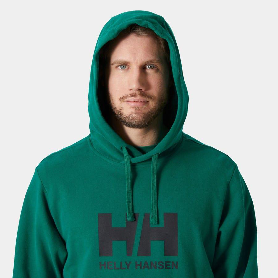Helly Hansen  Hh Logo 2.0 Kapüşonlu Sweatshirt Hha.30394-Emerald