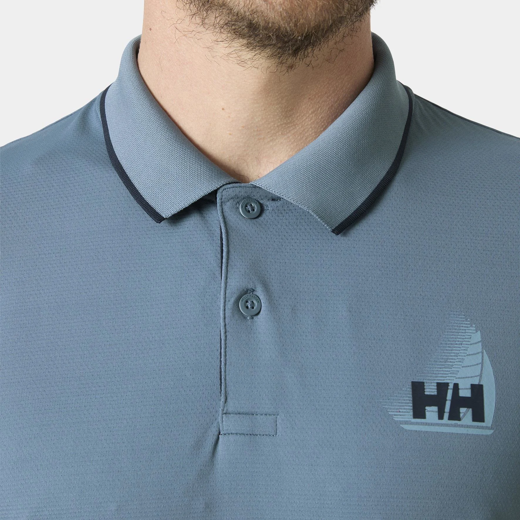 HELLY HANSEN HP FIGARI POLO T-SHIRT HHA.34545WashedNavy HELLY HANSEN HP FIGARI POLO T-SHIRT HHA.34545WashedNavy
