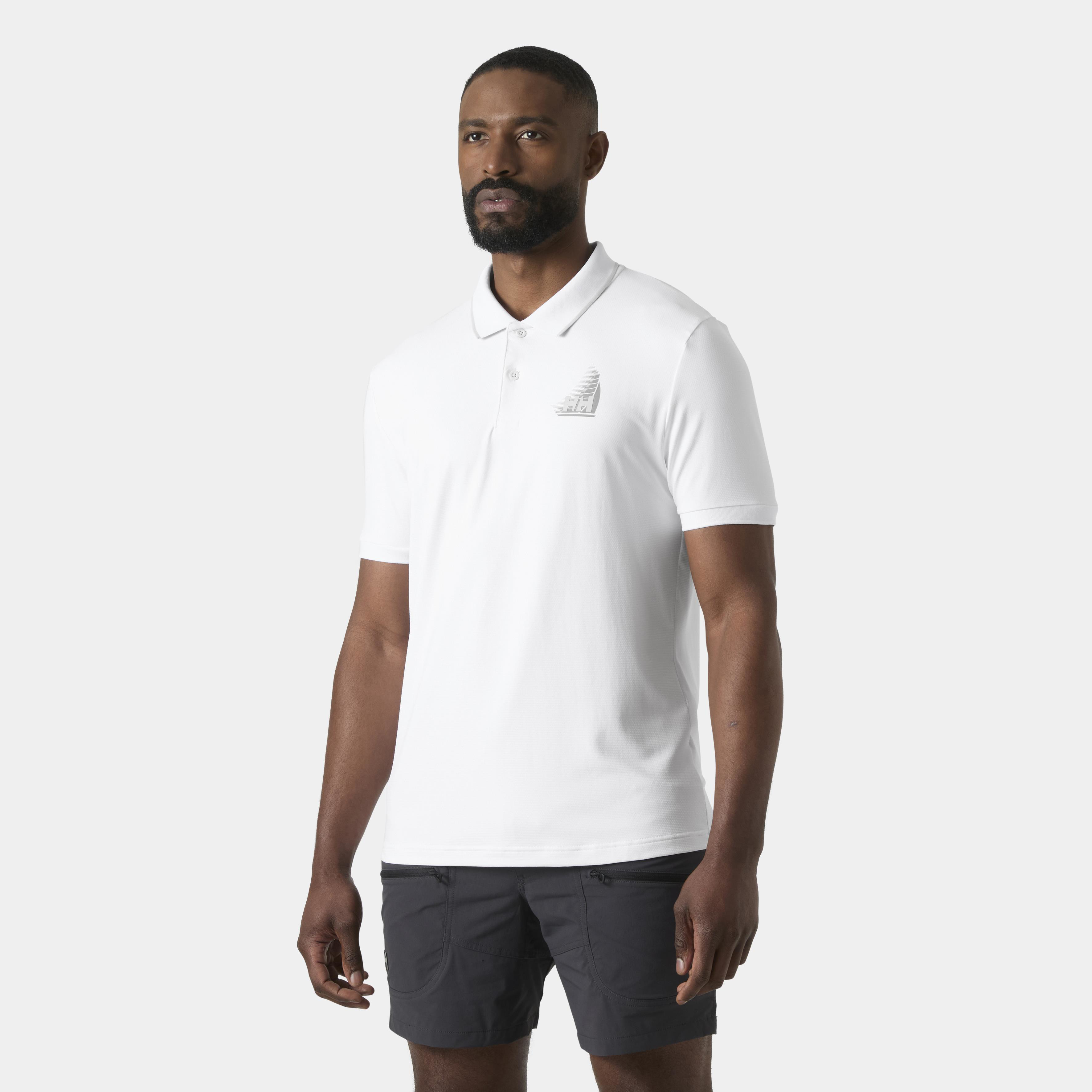 HELLY HANSEN HP FIGARI POLO T-SHIRT HHA.34545White HELLY HANSEN HP FIGARI POLO T-SHIRT HHA.34545White