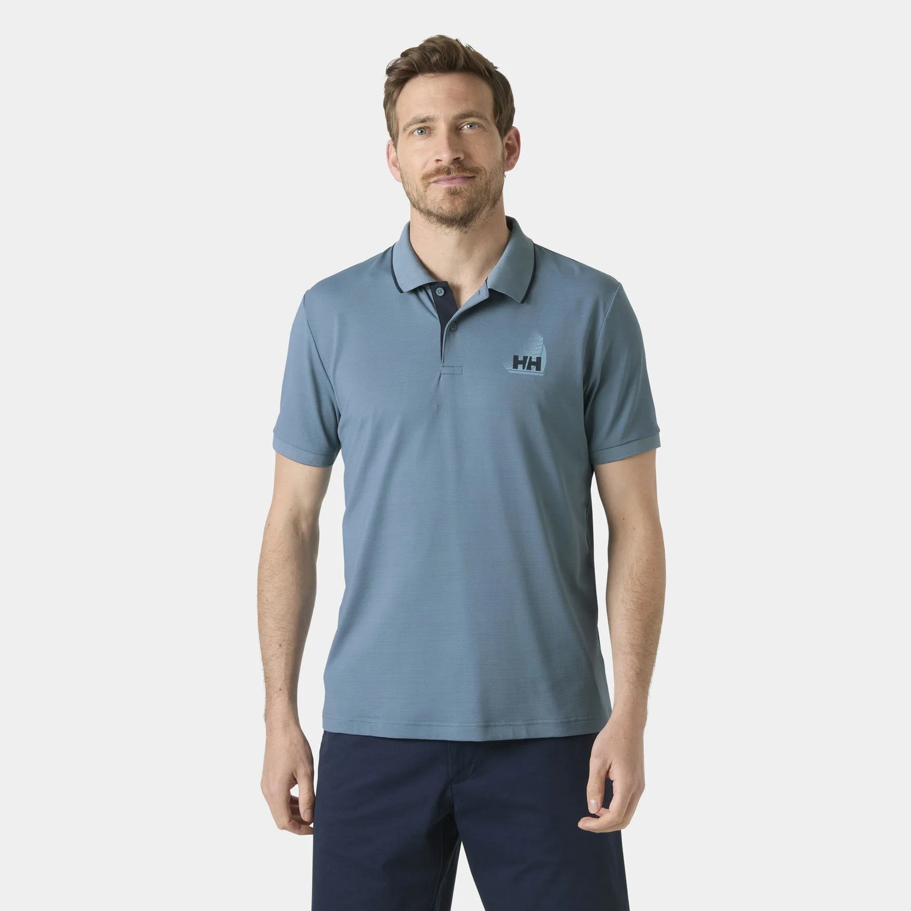 HELLY HANSEN HP FIGARI POLO T-SHIRT HHA.34545WashedNavy HELLY HANSEN HP FIGARI POLO T-SHIRT HHA.34545WashedNavy