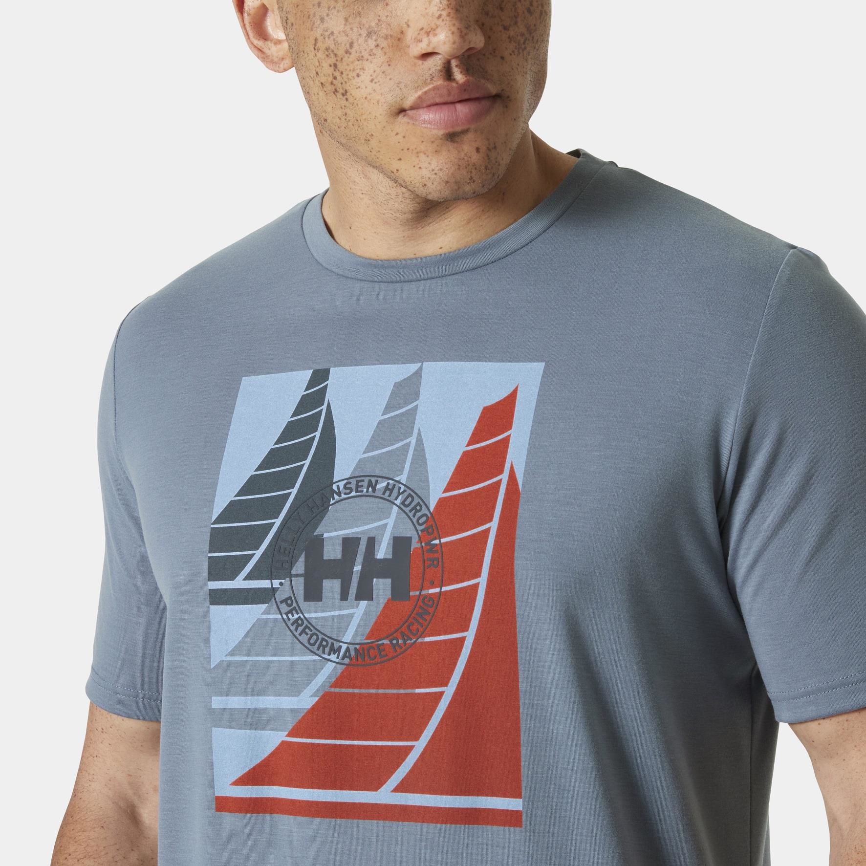 Helly Hansen  Hp Race Graphic T-Shirt Hha.34419Washednavy