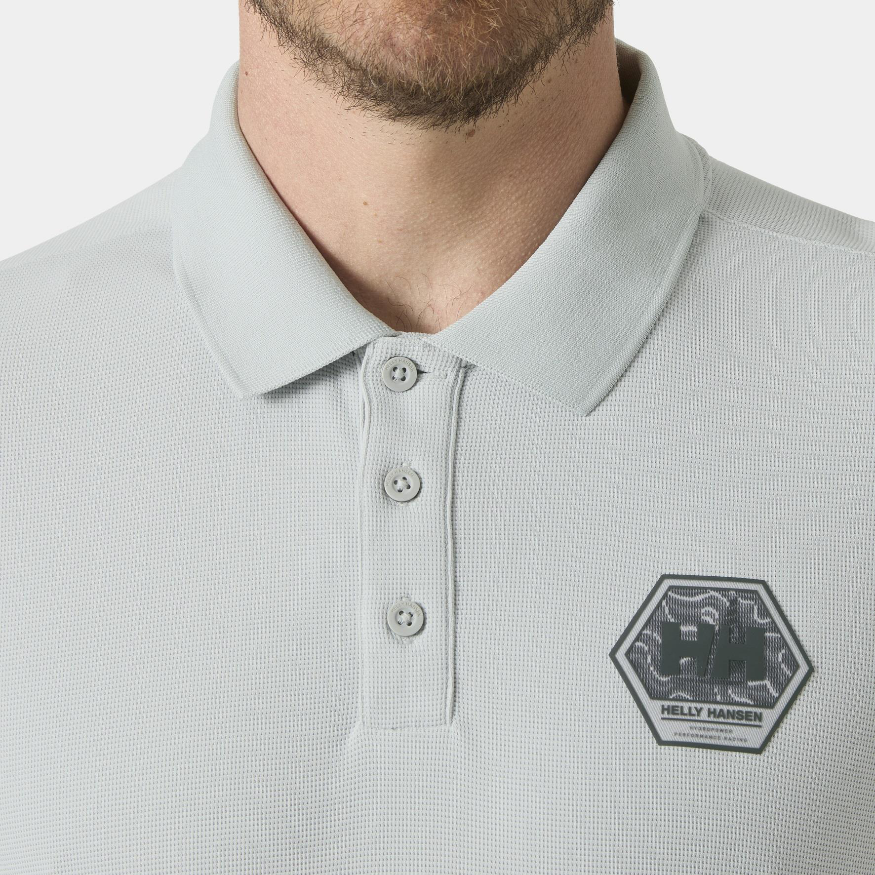 HELLY HANSEN HP RACE POLO T-SHIRT HHA.34590GreyFog HELLY HANSEN HP RACE POLO T-SHIRT HHA.34590GreyFog