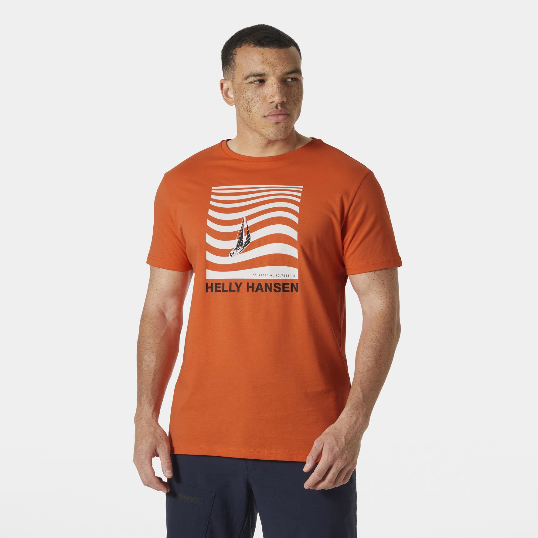 Helly Hansen Shoreline T-Shirt 3.0 Hha.54601Bonfire Helly Hansen Shoreline T-Shirt 3.0 Hha.54601Bonfire