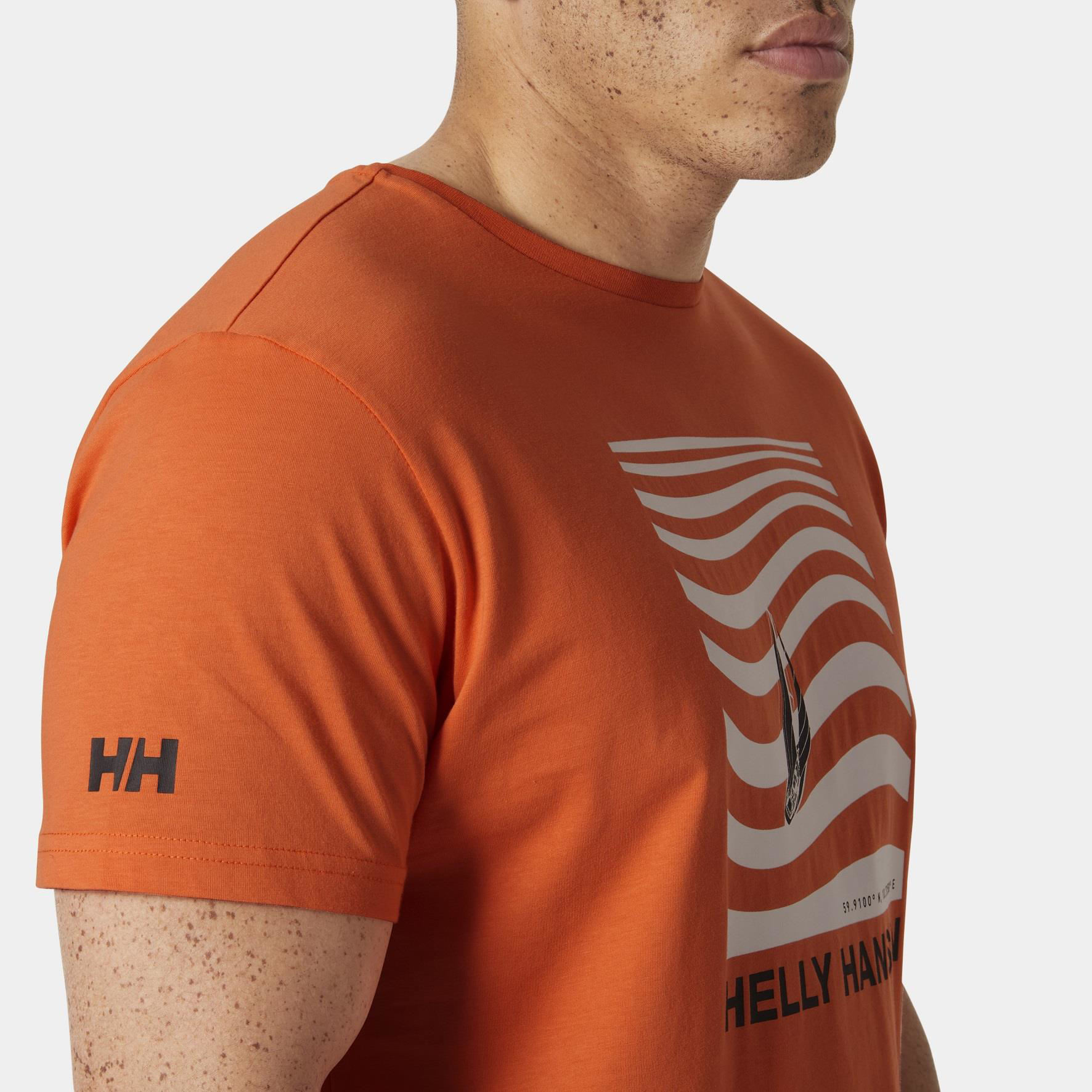Helly Hansen Shoreline T-Shirt 3.0 Hha.54601Bonfire Helly Hansen Shoreline T-Shirt 3.0 Hha.54601Bonfire