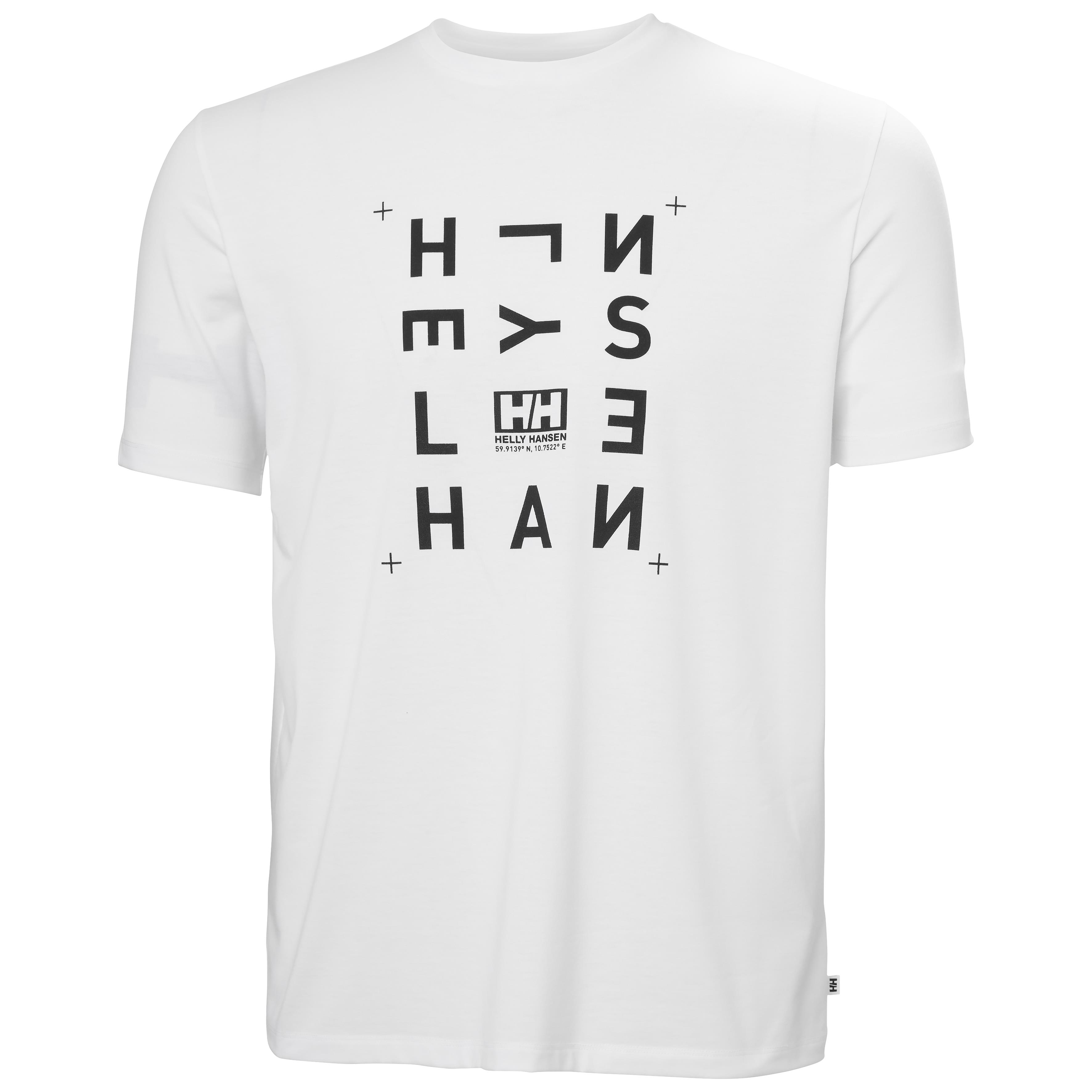 Helly Hansen  Skog Recycled Graphic T-Shirt Hha.63082White