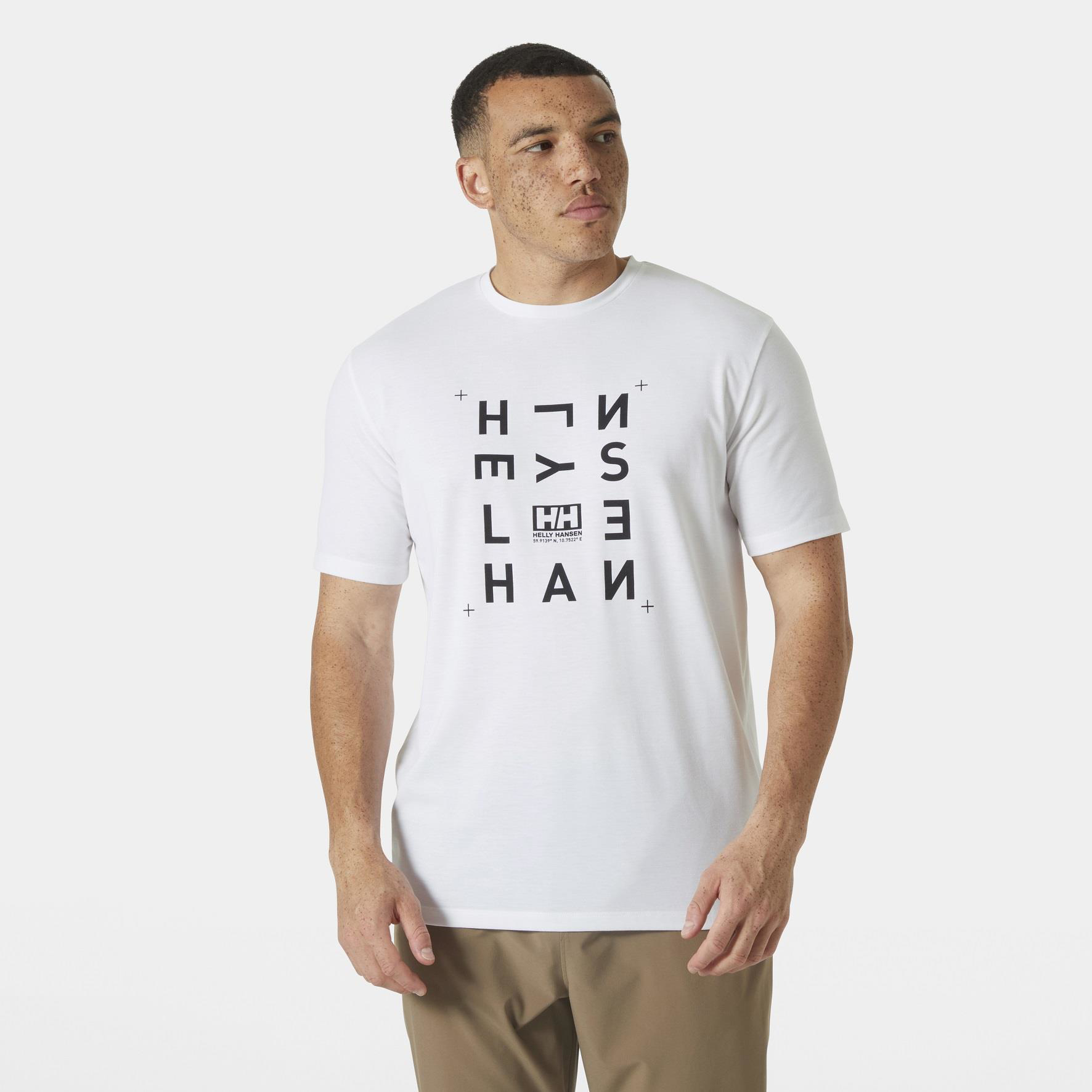 Helly Hansen  Skog Recycled Graphic T-Shirt Hha.63082White