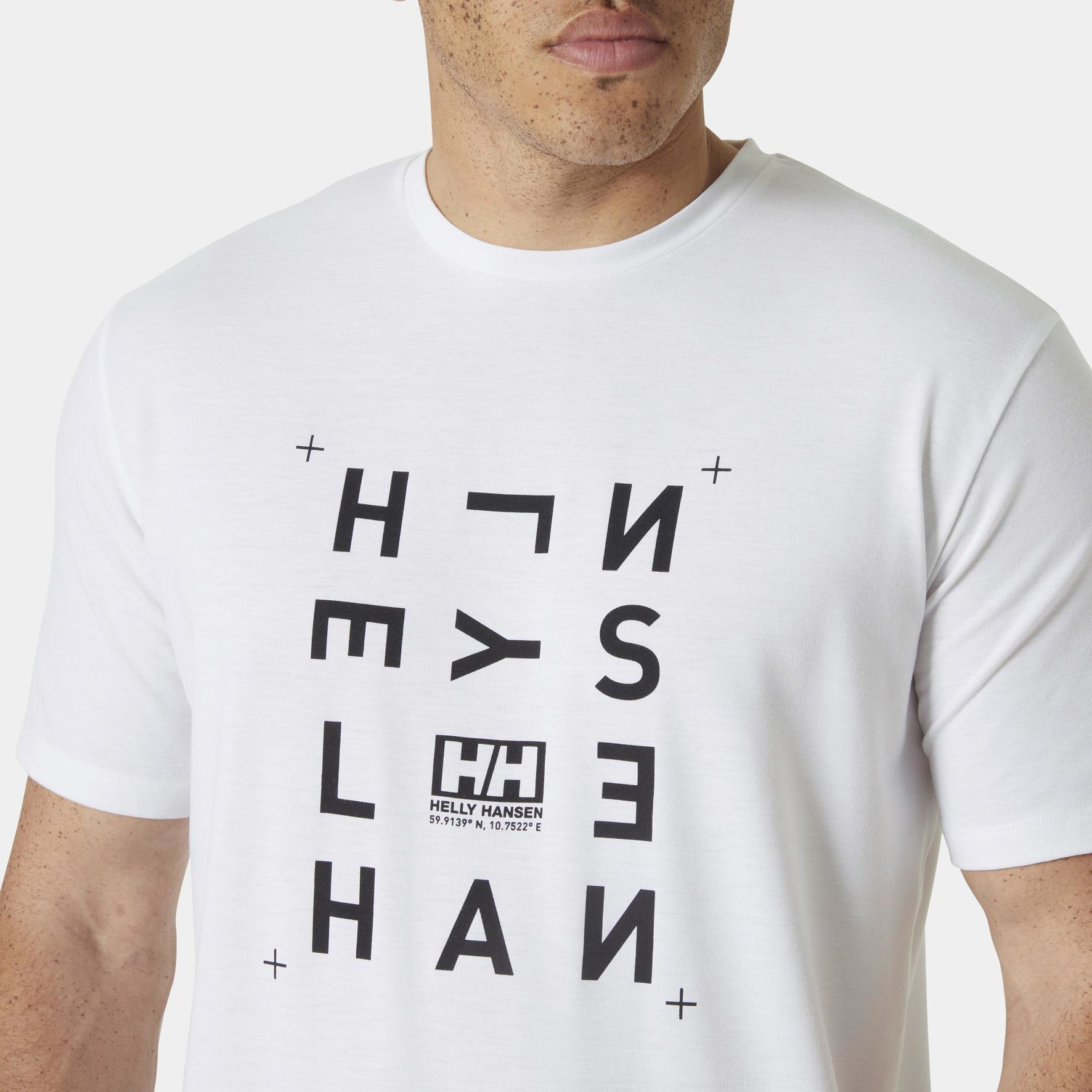 Helly Hansen  Skog Recycled Graphic T-Shirt Hha.63082White