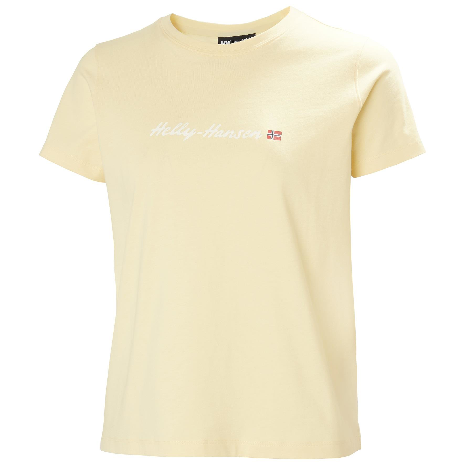 Helly Hansen W Core Graphic T-Shirt 2.0 Hha.54592Yellowcream Helly Hansen W Core Graphic T-Shirt 2.0 Hha.54592Yellowcream