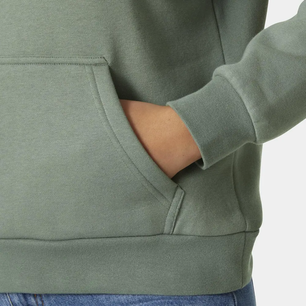 HELLY HANSEN W COTTON FLEECE HOODIE SWEATSHIRT HHA.54161-GREYCACT