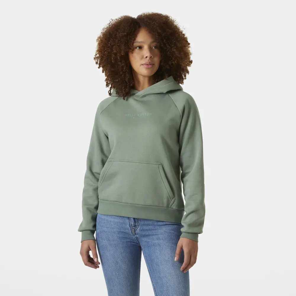 HELLY HANSEN W COTTON FLEECE HOODIE SWEATSHIRT HHA.54161-GREYCACT