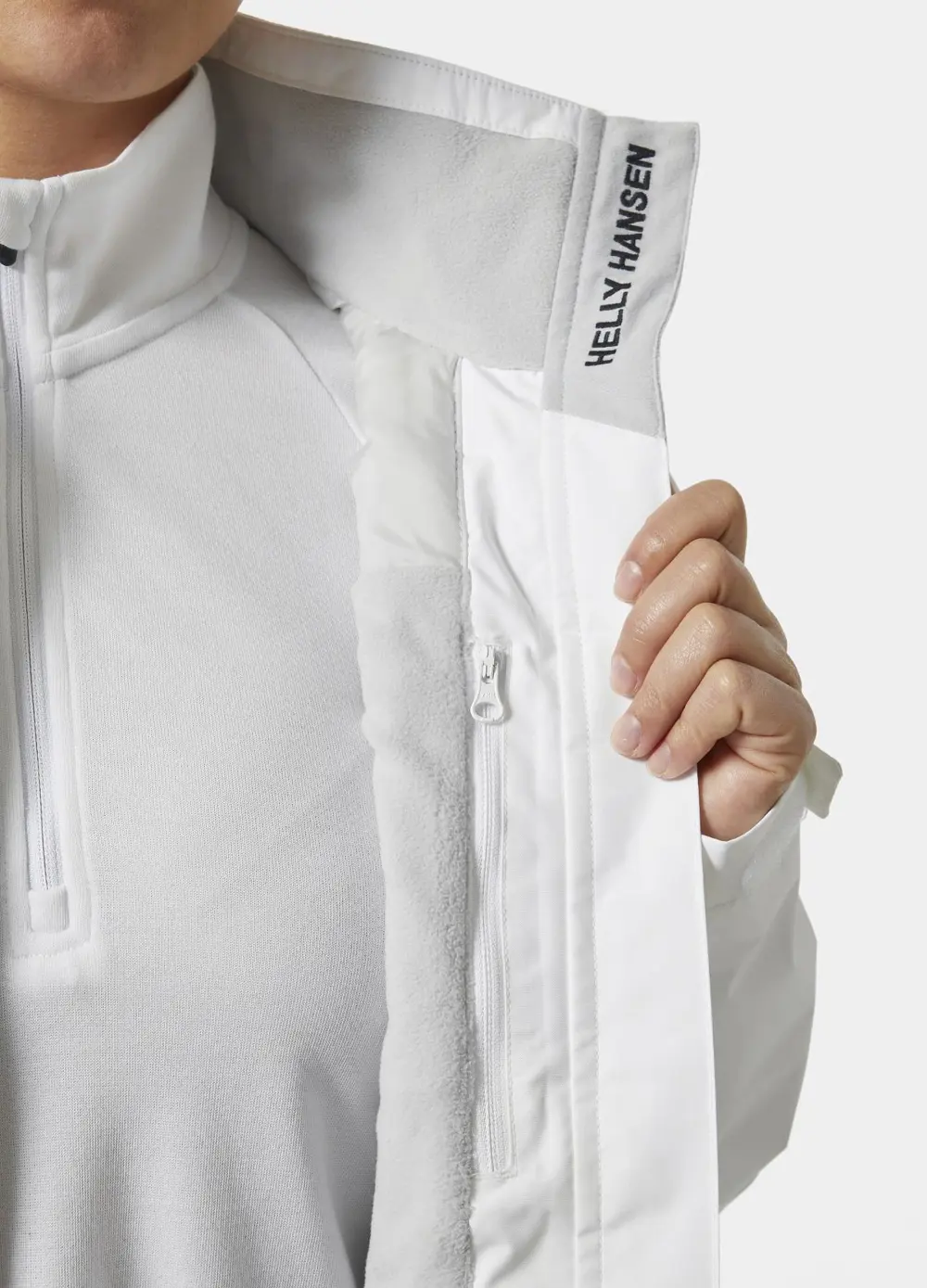 HELLY HANSEN W CREW MIDLAYER KADIN MONT 2 HHA.34449-WHITE