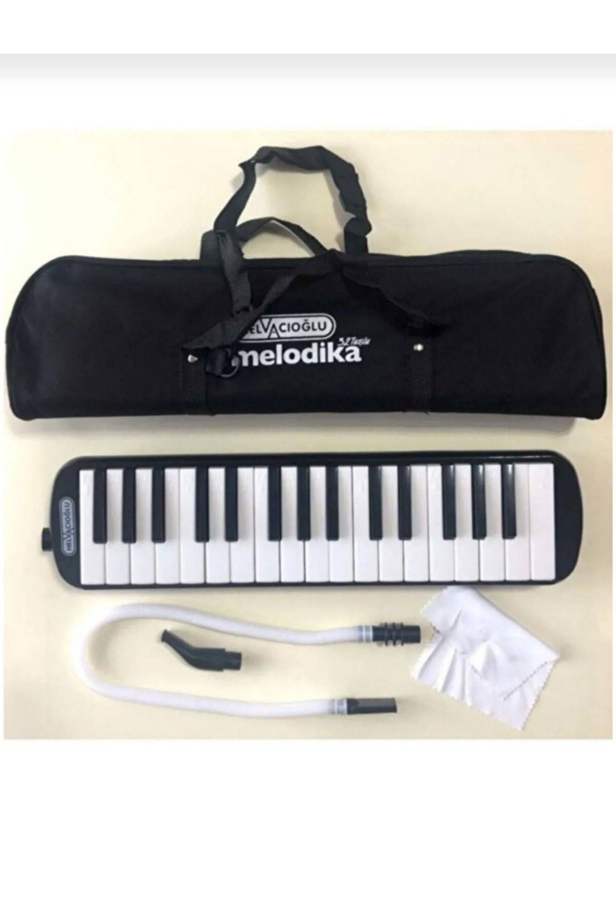 Helvacıoğlu Melodika 32 Tuşlu Bez Çantalı Mavi - Kırmızı- Pembe-s