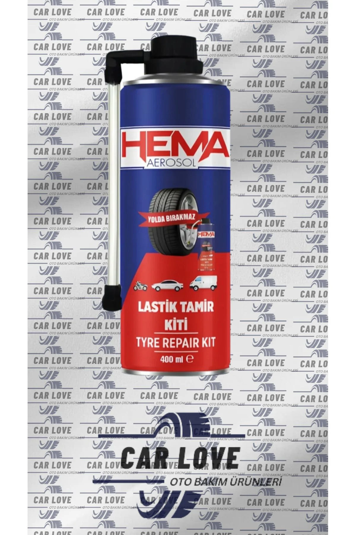 HEMA LASTIK TAMIR KITI SPREY 400ML - Üretici Firma : - HEMA LASTIK TAMIR KITI SPREY 400ML - Üretici Firma : -