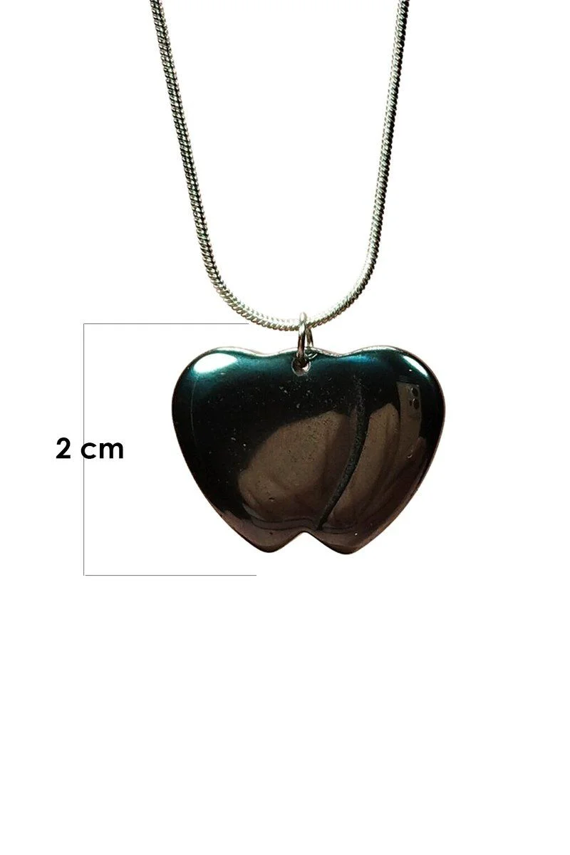 Hematit Doğal Taşlı El Yapımı Kolye - 2cm Uç 20cm Zincir Özel Kutulu Fiyatı, Yorumları ve Özellikleri