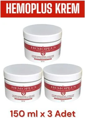Hemoplus Hemoroid Krema 150 ml x 3 Adet – Basur Kreması