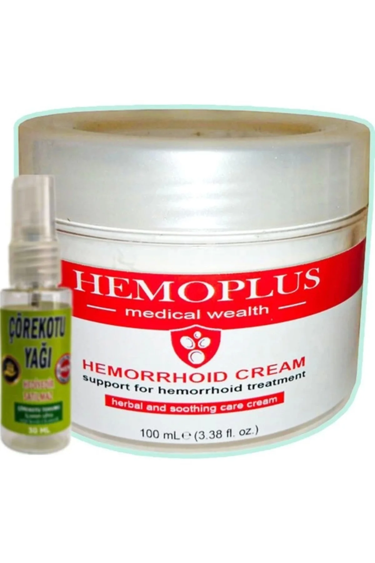 Hemoplus Krem 100 ml + Çörek Otu Yağı 30 ml - Cilt Bakımı ve Nemlendirme