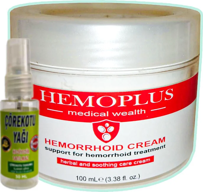 Hemoplus Krem 100 ml + Çörek Otu Yağı 30 ml – Hemoroid ve Hassas Deri Bakımı