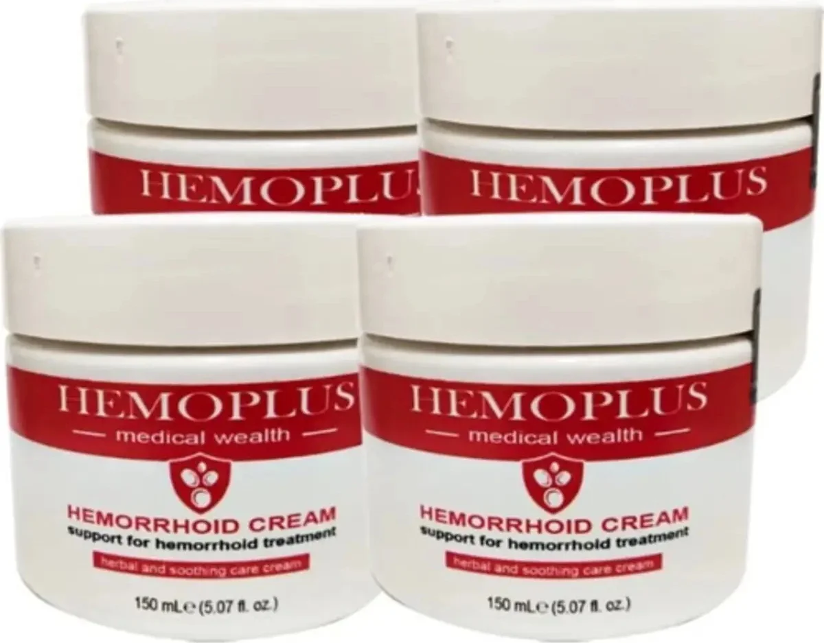 Hemoplus Kremi Büyük Boy 4'lü Paket 150 ml - Hemoroid İlacı