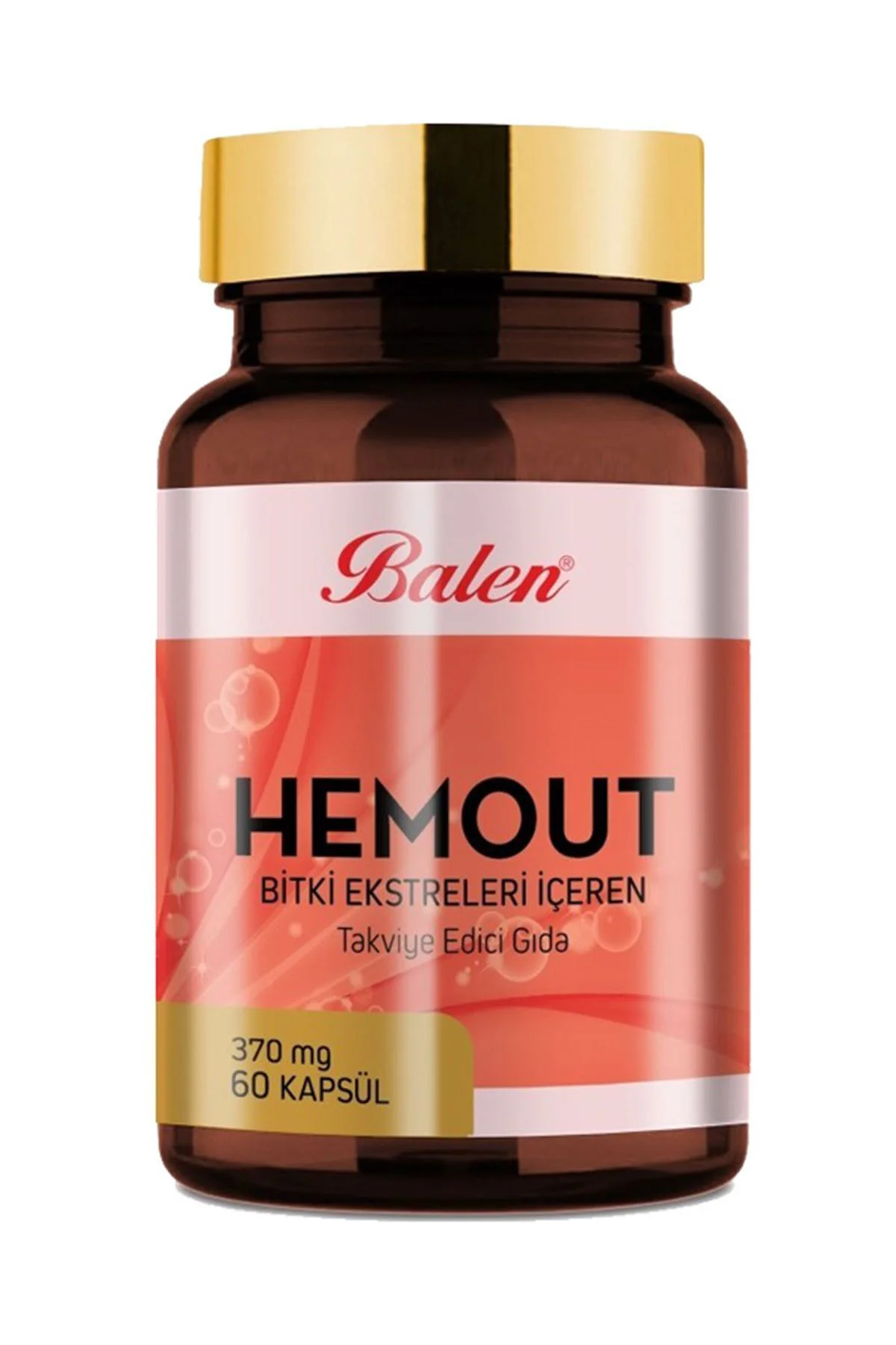 Hemout Bitki Ekstreleri Içeren 370 Mg 60 Kapsul X 3 Adet