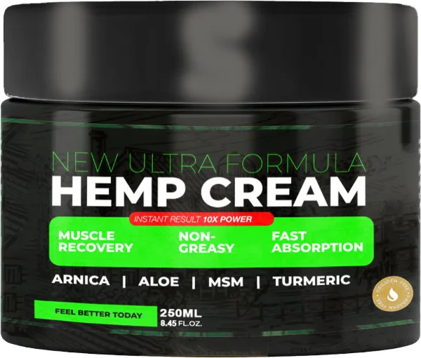 Hemp Cream Kenevir Kremi 2 Adet 250 ml – Derin Nemlendirme ve Cilt Bakımı
