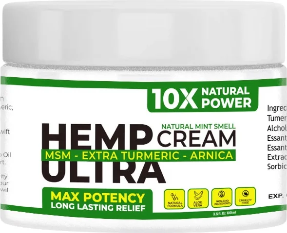 Hemp Cream Ultra - 100 ml Ağrı Kesici ve Rahatlatıcı Bitkisel Krem